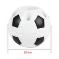 thumbnail image 4 of WDOplteas Portalápices con forma fútbol ​​estante almacenamiento para lápices escritorio (negro-Blanco), 4 of 9