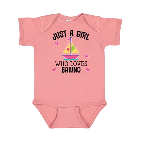 

Inktastic Sailboat Just A Girl Who Loves Sailing Gift Baby Girl Bodysuit