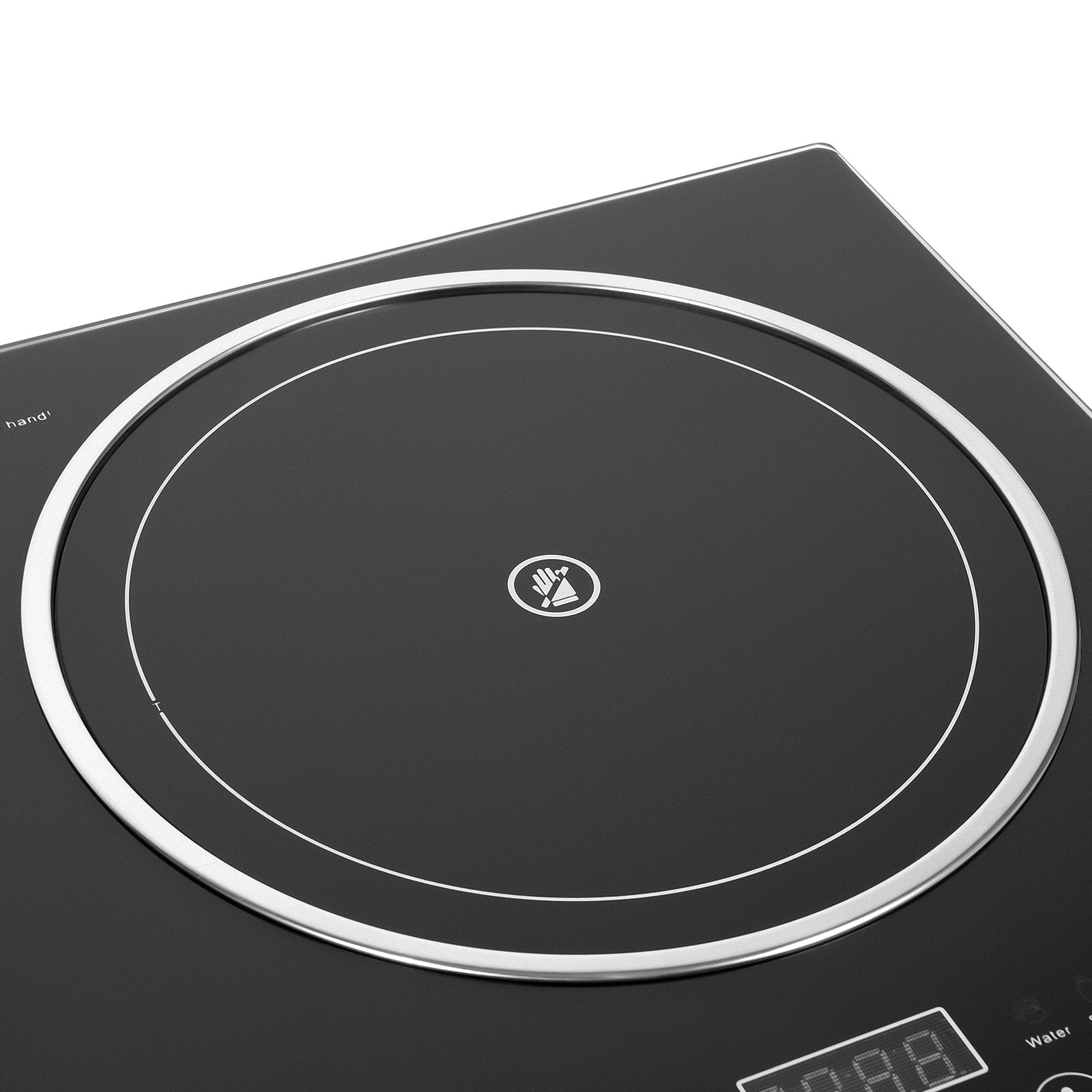ChicHomey Dual-Zone Induction Cooktop 2400W Fast Heating,Independent Temp Control,Smart Touch Preset for Kitchen