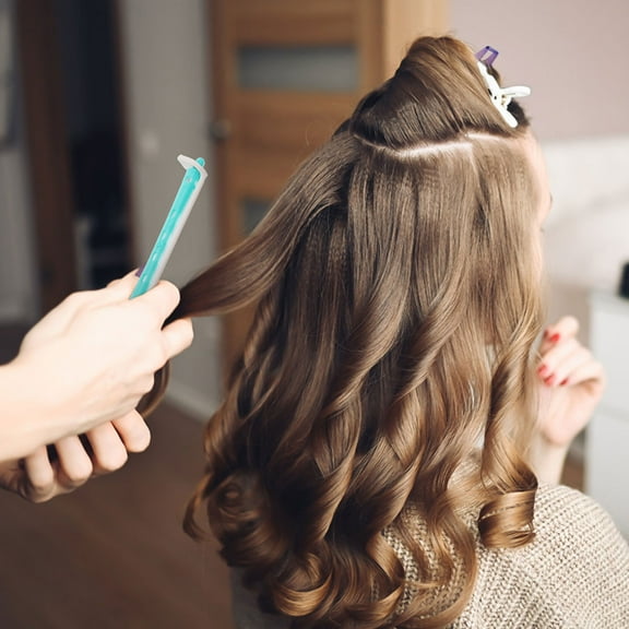 AURARMLET 24pcs Hair Curlers for Women, Home Use Perm Styling Tools, Soft Flexible Rollers for Natural Curls and Waves