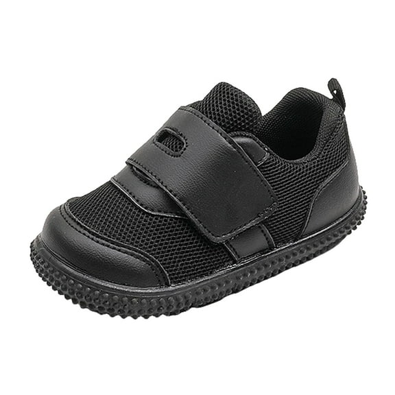 PEASKJP Barefoot Kids Shoes Kids Barefoot Shoes | Zero Drop | Wide Width Fashion Sneaker Boys/Girls Toddler/Little/Big,Black 13.5