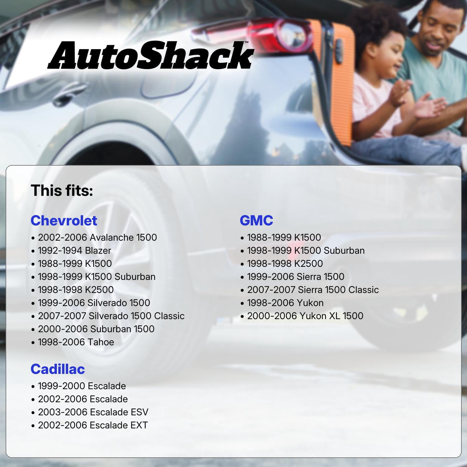 AutoShack Front CV Axle Shaft Assembly for Chevrolet & GMC, Silverado 1500 1999-2006 Sierra 1500 1999-2006 Tahoe 1998-2006 Yukon 1998-2006, 4WD AWD V6 4.3L V8 4.8L 5.3L 5.7L 6.0L, Left or Right