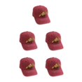 thumbnail image 3 of relayinert Sun Protection Baseball Cap For Kids – Stay Protected And Stylish Under Sun Breathable Polyester Kids Baseball Cap wine red 5Set, 3 of 6