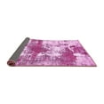 thumbnail image 2 of Ahgly Company Indoor Round Abstract Pink Modern Area Rugs, 8' Round, 2 of 4