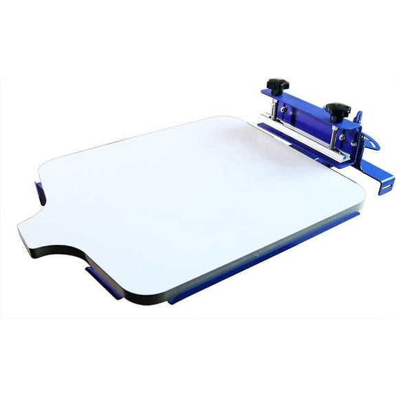 PreAsion One Color T-shirt Screen Printing Machine with Rotating Screen Clamp for T-Shirt DIY