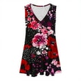 thumbnail image 5 of QUNYINEY Sleeveless Tank Top for Women Camisole V Neck Casual Floral Tops Pleated Loose Summer Tank Tops, 5 of 5