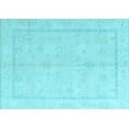 thumbnail image 1 of Ahgly Company Indoor Rectangle Oriental Light Blue Traditional Area Rugs, 2' x 3', 1 of 4