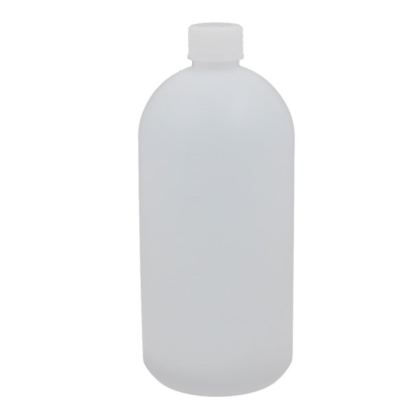 Unique Bargains 1000ml PE Plastic Narrow Mouth Sealed Liquid Storage
