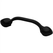 Liberty Flat Black 3" Double Beaded Pull
