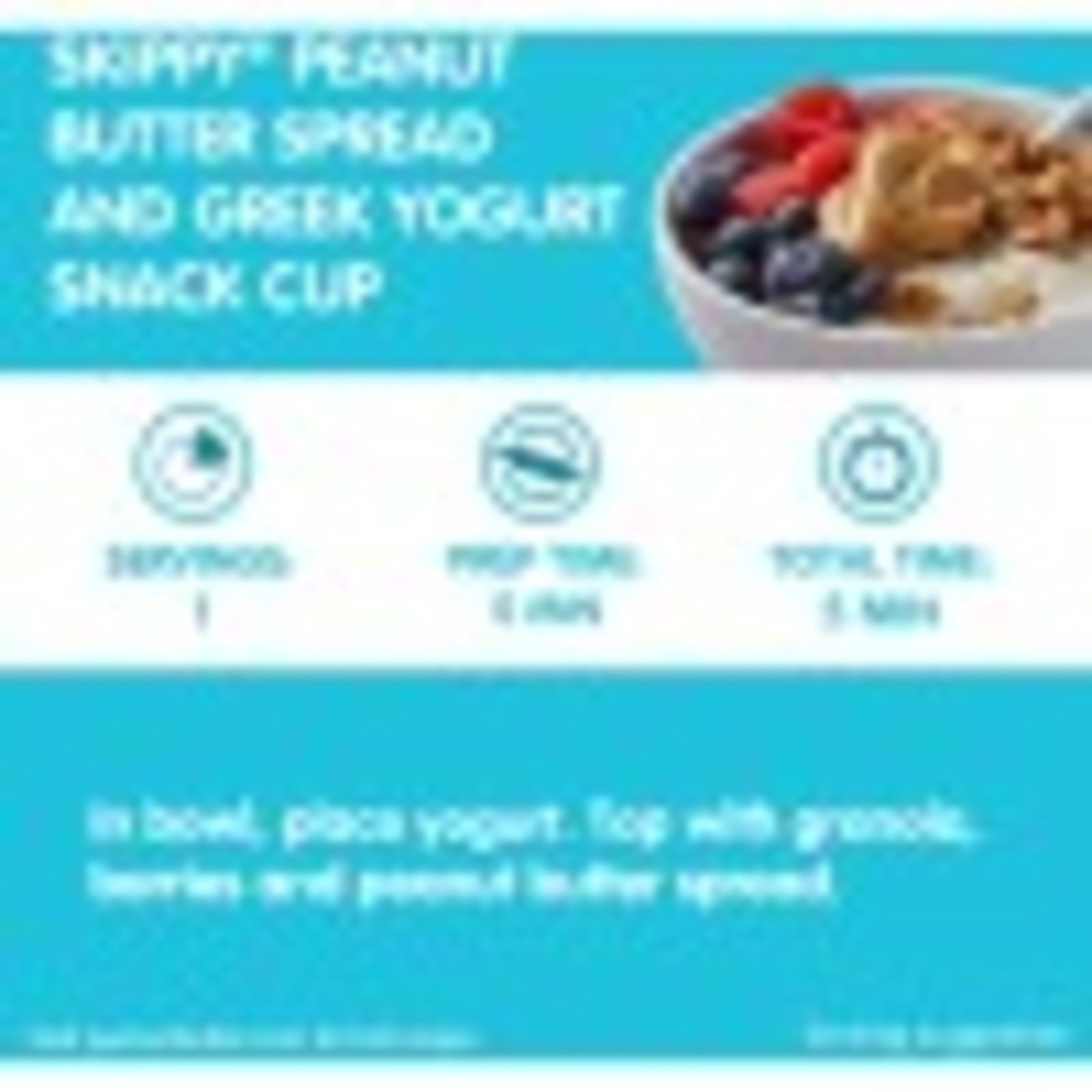 SKIPPY Creamy Peanut Butter Squeeze Pack, 7g Protein per Serving, Shelf-Stable, 6 oz Plastic Pouch (Pack of 4)