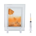 thumbnail image 2 of 3D Quicksand Painting Decoration Desktop Flowing Sand Art Picture Ornament Glass Frame Yellow, 2 of 5