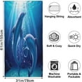 thumbnail image 3 of Ocean Dolphins Beach Towel Microfiber Thin Lightweight Beach Towel 31"x61" Large Soft Long Pool Towel Lightweight Towel Blanket for Beach Swim Gym Quick Dry Bath Sheet Towel, 3 of 15