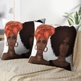 thumbnail image 4 of LALILO Throw Pillow Covers Two African American Pretty Girls With Lips Cushion Cover 18" x 18", 2 Pack, 4 of 6