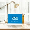 dajkiuy Mini Desk Calendar 2025, 12 Months 2025 Small Desktop Standing
