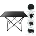 thumbnail image 3 of axGear Folding Camping Table Portable Picnic Aluminum Hard Surface Lightweight Carry Bag, 3 of 7