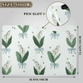 thumbnail image 3 of Blue Bows Tie on Flowers Foldable Binder Folder Clipboard with Pen Slot Double Clips A4 Size File Storage, 3 of 8