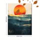 thumbnail image 3 of Qisvanset 12x16 Inch Retro Psalm Bible Canvas Wall Art, Aesthetic Verse Print College Dorm Room Decor, 3 of 8