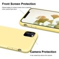 thumbnail image 5 of Wekity iPhone 11 Pro Max Case, Soft Liquid Silicone Slim Rubber Full Body Protective iPhone 11 Pro Max Case Cover (with Soft Microfiber Lining) Design for iPhone 11 Pro Max - Matcha, 5 of 5