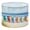 Color 1, variant on Linen Drum Lamp Shades Coastal Landscape Ocean Blue Chairs Shells Beach Grass Oil 13" x 13" x 10" Lampshade for Table Lamps Floor Lamps Lamp Shade Replacement Easy Assembly Required