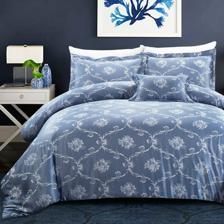 California Design Den Hotel Tuscany Duvet Cover Set Royal Blue