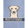thumbnail image 1 of Carolines Treasures BB1408GF Yellow Labrador Welcome Flag Garden Size, 1 of 3