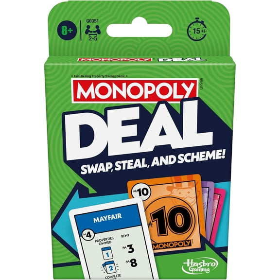 Monopoly Deal Card Game - English Version