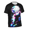 thumbnail image 3 of Unisex Adult Jujutsu Anime Kaise Graphic Tee Shirts Funny Cartoon 3D Print Short Sleeve T Shirts for Mens Womens, 3 of 8