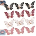 thumbnail image 2 of Clips de Mariposa Desmontables, Paquete de 2, de Hebilla de Mariposa, Botón de Ajuste de Cintura de Mariposa., 2 of 7