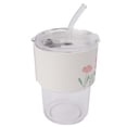 thumbnail image 2 of Vaso de plástico Bling Bling 500 ml 16 oz con tapa y pajita, 2 of 12