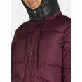 thumbnail image 5 of Big Chill Women's and Women's Plus Maxi Puffer Coat with Hood, Heavyweight, Sizes S-3X, 5 of 6