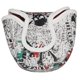 thumbnail image 4 of Cubierta Cola Personalidad Graffiti Golf Mallet Putter Head Cover con Rojo, 4 of 6