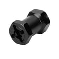thumbnail image 3 of Conector de extensión de 20 mm de aleación de aluminio de 4 piezas Adaptador de accionamiento hexagonal de cubo de rueda de 12 mm para 1/10 RC Drift Car Buggy Truggy Truck Parts CrawlerBlack, 3 of 10