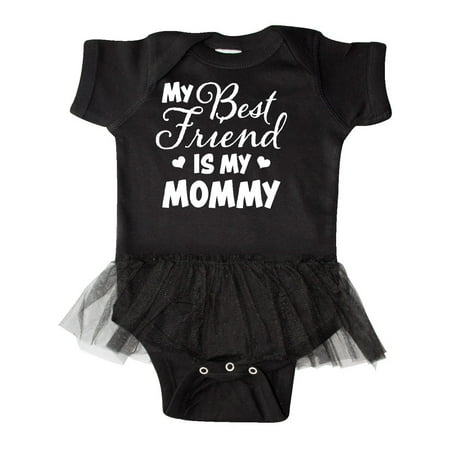 My Best Friend is My Mommy with Hearts Infant Tutu