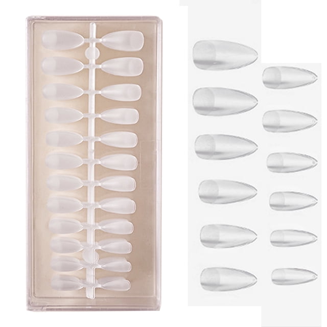 Se pueden utilizar extensiones de pasta completa y media pasta para esmalte de uñas (504 piezas), hechas de ABS