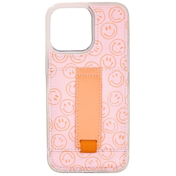 Walli Cases iPhone 12 Pro Phone Case with Wallet and Finger Strap - All Smiles