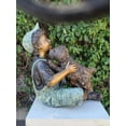 thumbnail image 4 of Nifao Playful Young Boy and his Puppy Bronze Statue – Bronze Statue, Home Decor, 20"L x 16"W x 24"H, 4 of 7