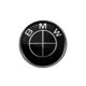 thumbnail image 1 of 82mm Car Front Hood Badge Logo Trunk Badge Steering Wheel Sticker Wheel Center Cover Compatible with BMW Car Accessories, 1 of 4