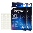 thumbnail image 1 of Nexcare Parches para el acné de hidrocoloide, 72 parches, tamaños surtidos, 1 of 7