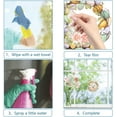 thumbnail image 5 of Bee Sunflower Window Clings Spring Summer Branch Honey Waterproof Window Decals PVC Alert Film Sliding Door Glass Anti-Collision Stickers, 5 of 9