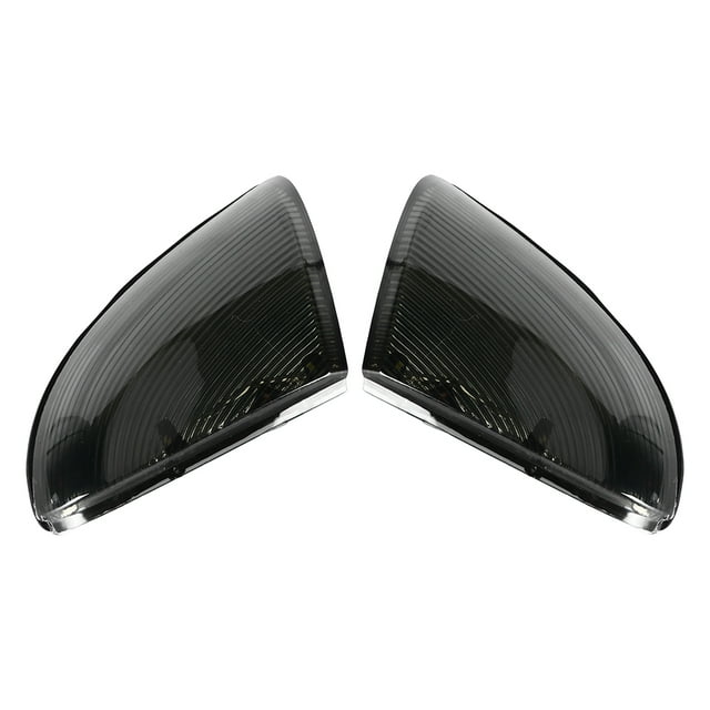 Side Mirror Turn Signal Light,2pcs Smoked Black Left Side Rear View Mirror Lamp Rear View Mirror Lamp Precision Engineered