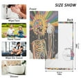 thumbnail image 6 of Yayeee 100% Cotton Hand Towels for Bathroom 16" x 28" Soft Absorbent Kitchen Towel, Bright Skeleton, 6 of 7