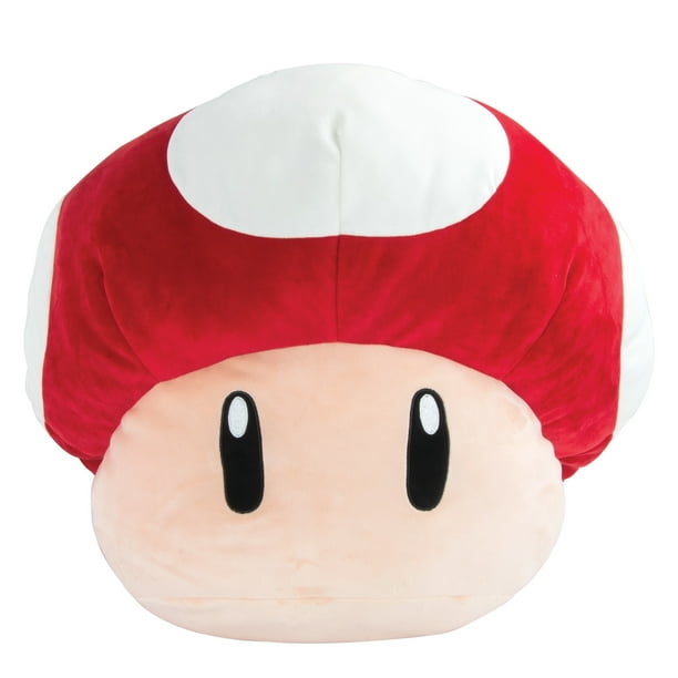 Club Mocchi Mocchi Nintendo Super Mario Jumbo Mushroom Plush Stuffed Toy Walmart Com