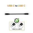 thumbnail image 3 of PD Fast Charge 1ft Short USB-C Cable for Lenovo Tab P12 Pro, Tab P12 - Cord Power Wire Type-C to Type-C Sync Black, 3 of 5