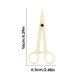 thumbnail image 4 of Pinzas de plástico para pinchazos, pinzas, herramienta de perforación corporal portátil profesional, accesorios de perforación, lengua, cejas Ayudas para vestirse con gancho de botón Pinza triangular Soidarity CE001254-02, 4 of 6