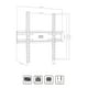 thumbnail image 3 of Soporte para TV LENNON LN-FM2655 Vesa Max 410x400 -30kg 26-55'', 3 of 5