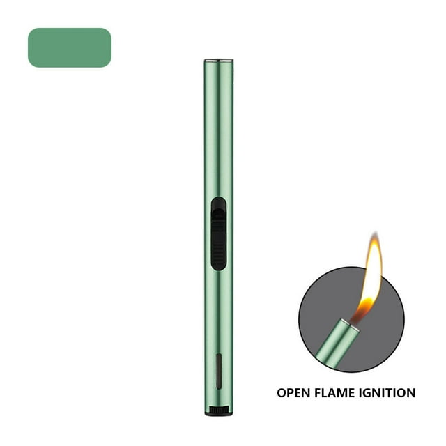 Encendedor Electrónico | Encendedor Recargable para Velas Sin Llama con Ignición Gradual - A Prueba de Viento, Cuello Largo Flexible | Metal ABS | 195x16x11.5mm | Uso Interior y Exterior