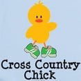thumbnail image 2 of CafePress - Cross Country Chick Infant Bodysuit - Baby Light Bodysuit, Size Newborn - 24 Months, 2 of 4