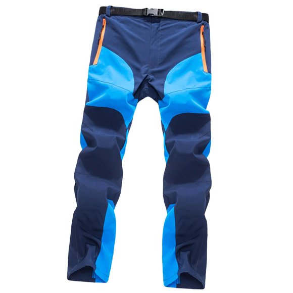 Pantalones de Secado para Hombre DYNWAVEMX Primavera Verano Senderismo Pesca Azul XL Hombres pantalones al aire libre