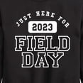 thumbnail image 3 of Instant Message - Here For Field Day  - Toddler And Youth Crewneck Fleece Sweatshirt, 3 of 6