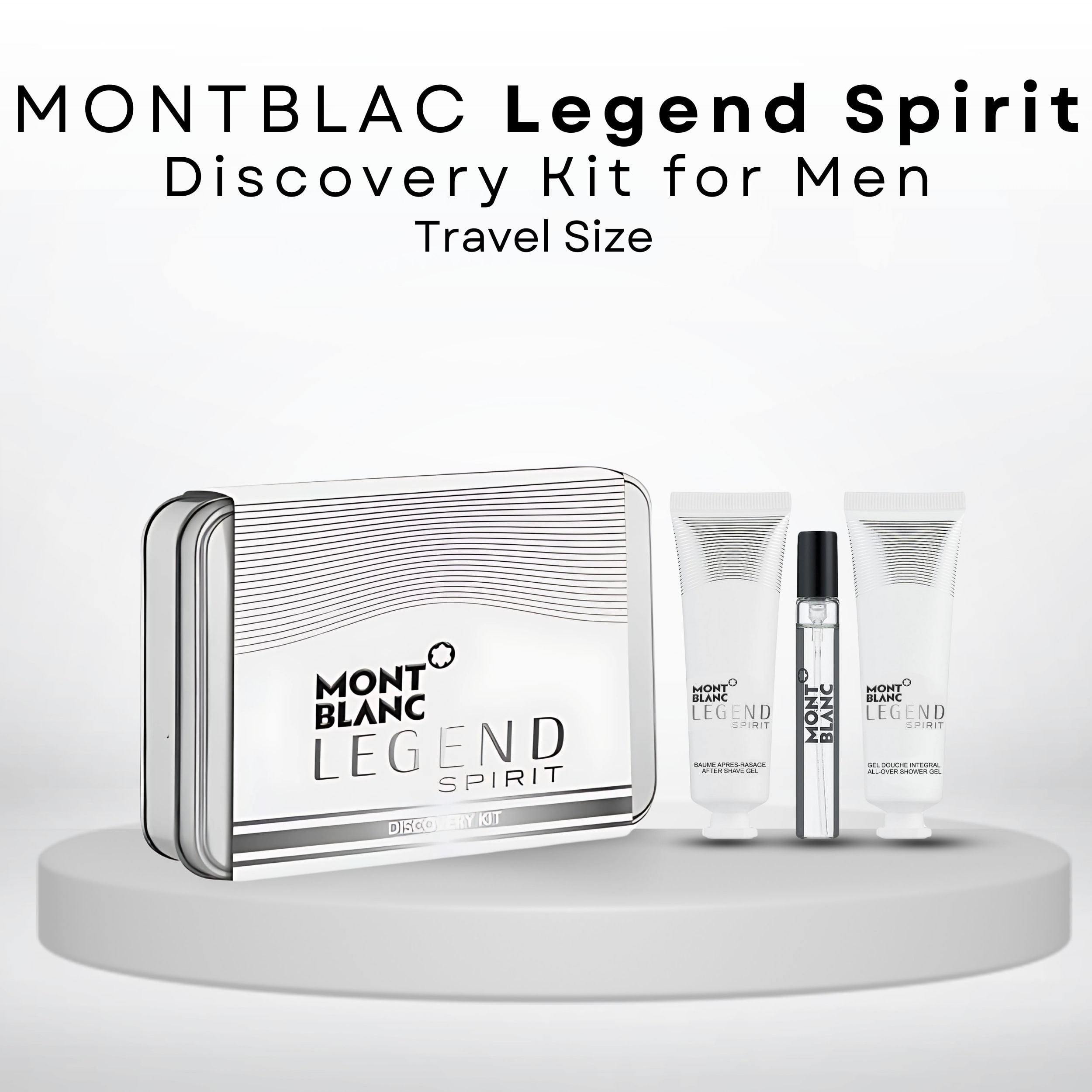 Mont Blanc Legend Spirit Eau De Toilette Gift Set - Walmart.com